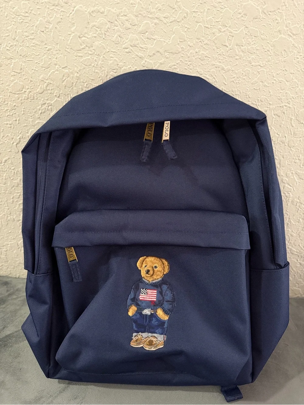 Ralph Lauren Polo Bear Backpack & Pony Lunch Tote Set